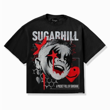 SUGARHILL
"SUNSHINE" T-SHIRT (BLACK)