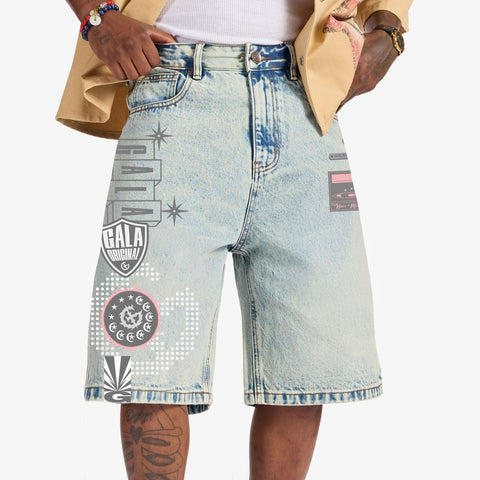 GALA “MOONFALL” JORTS (LIGHT WASH)