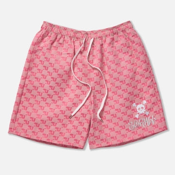 SUGARHILL “FADER” SHORTS (PINK JACQUARD)