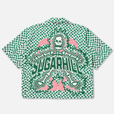 SUGARHILL"FLOATING" WORK SHIRT (GREEN WARP)