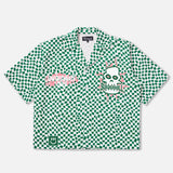 SUGARHILL"FLOATING" WORK SHIRT (GREEN WARP)