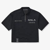 GALA "GRAVEYARD" ZIP SHIRT (BLACK)