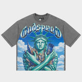 GODSPEED EMPIRE-GUARDIAN SHIRT-WHITE