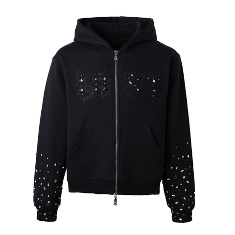 LOST INRTICACY Blackout Patch Zip Up