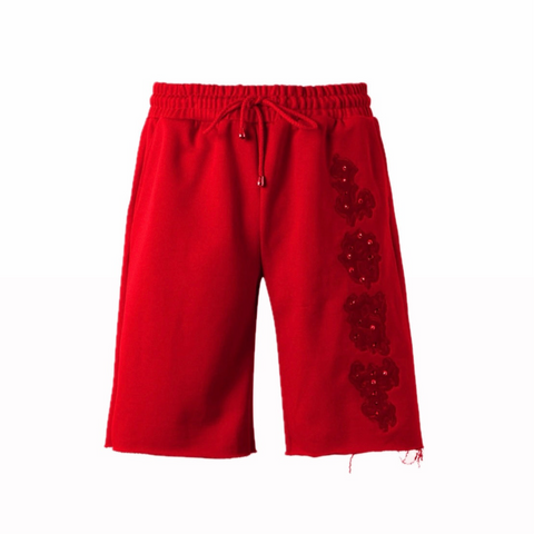 LOST INTRICACY Crimson Patch Shorts