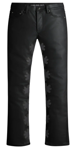 LOSTSHDWS Black Wax Jeans