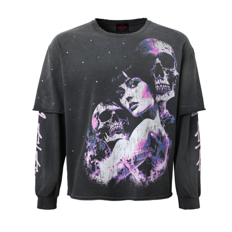LOST INTRICACY FORBIDDEN LONG SLEEVE SHIRT